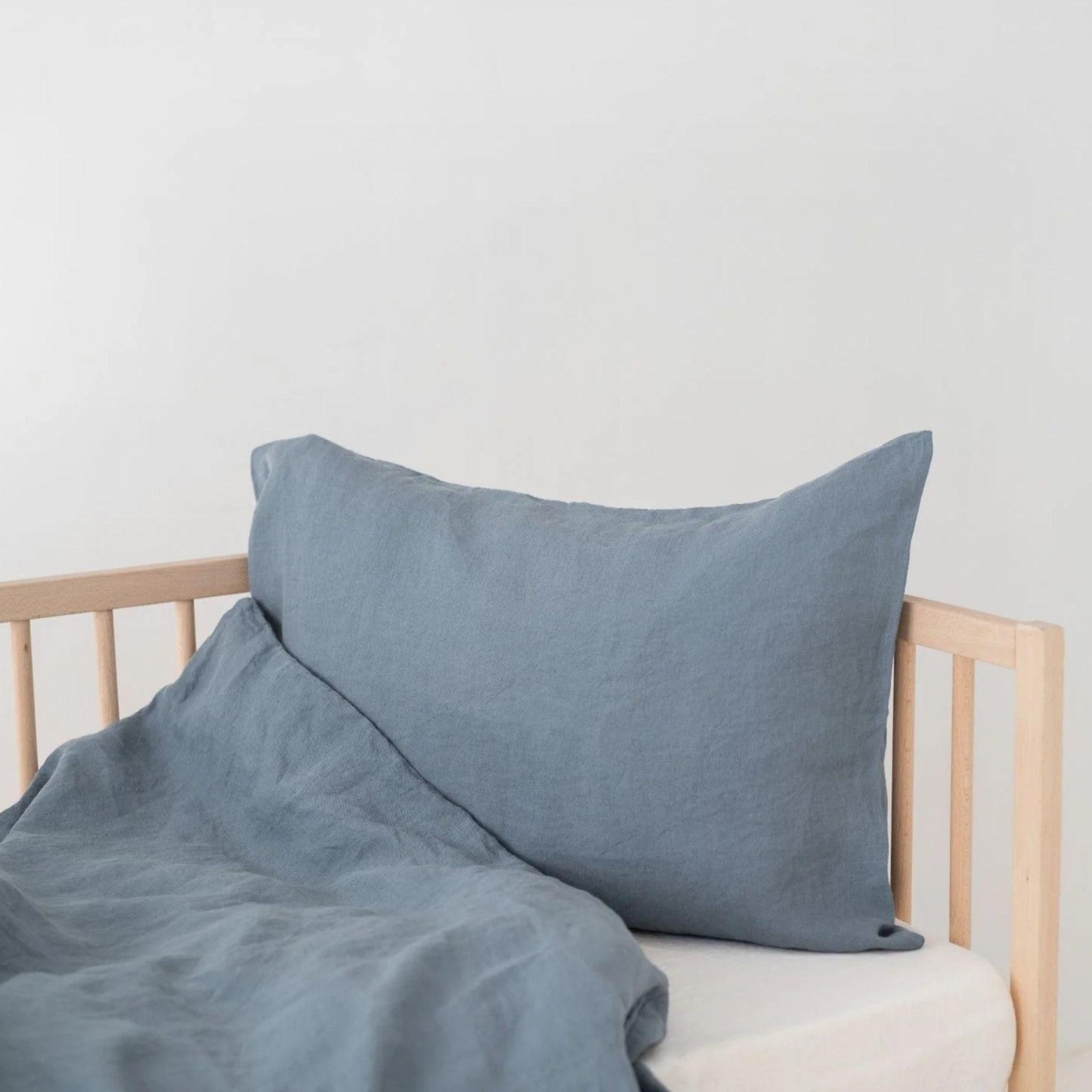 Molde Linen Duvet Cover Set – Blue Fog