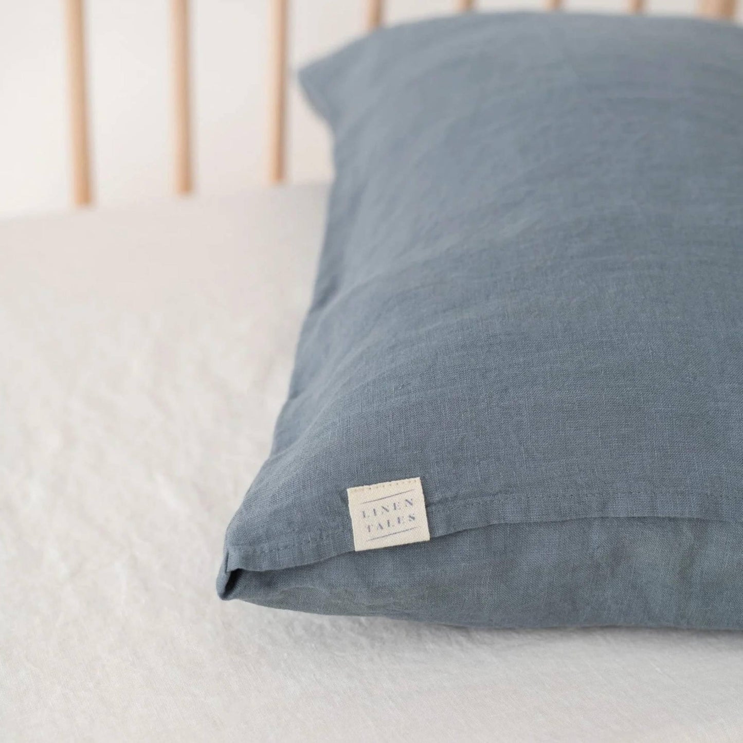 Molde Linen Duvet Cover Set – Blue Fog