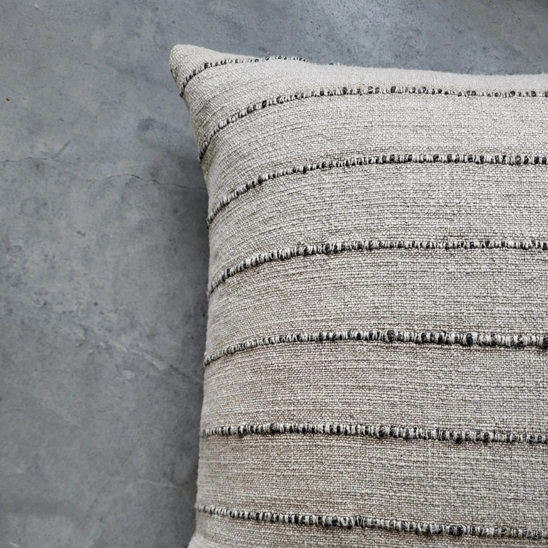 Fleringe linen cushion cover 50x50 - Natural