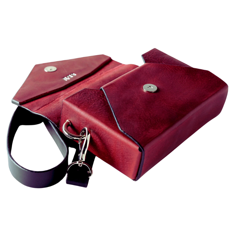 Järvenpää Leather Bag - Burgundy
