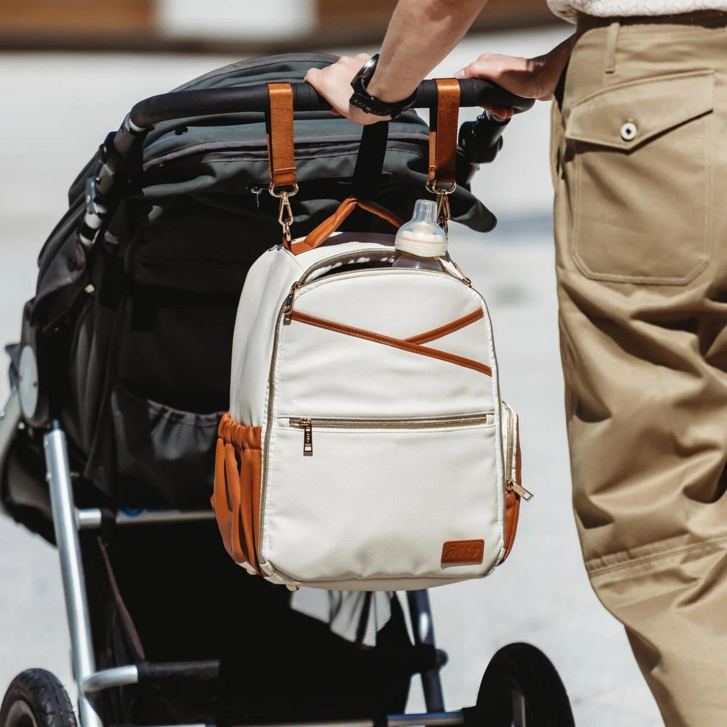 Vadsø Small Diaper Backpack – Cappuccino