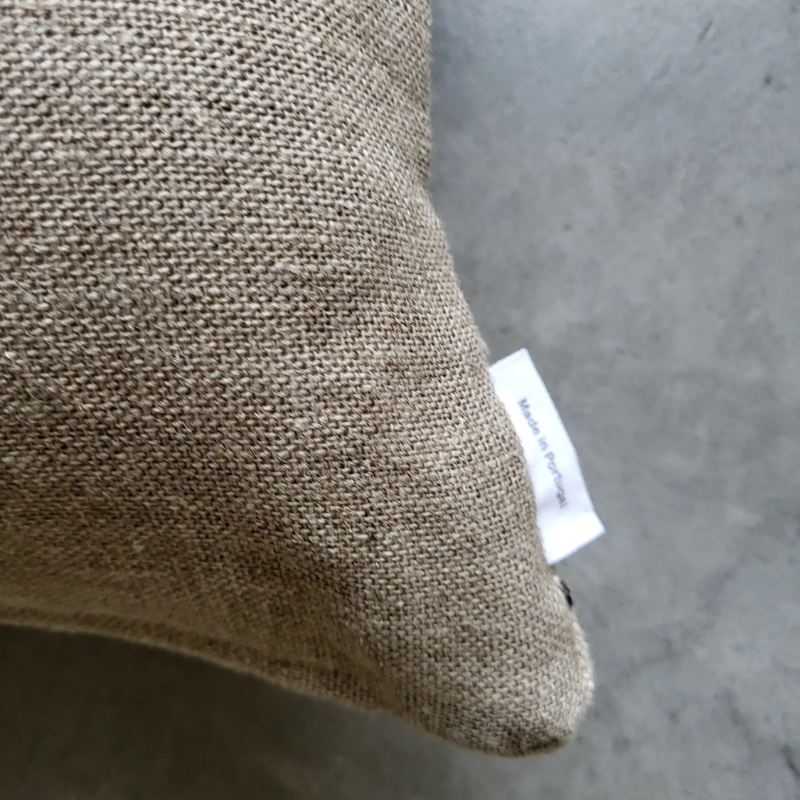 Fleringe linen cushion cover 50x50 - Natural