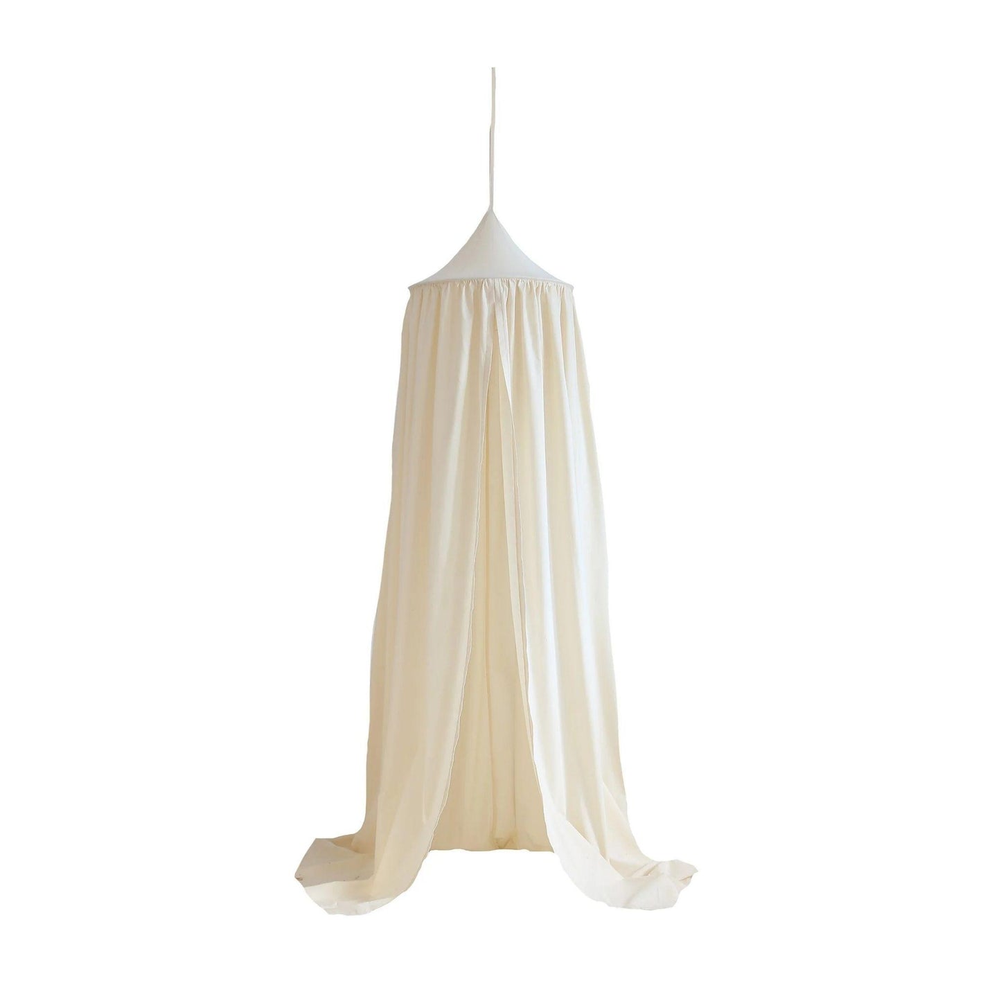 Beige canopy tent on a white background
