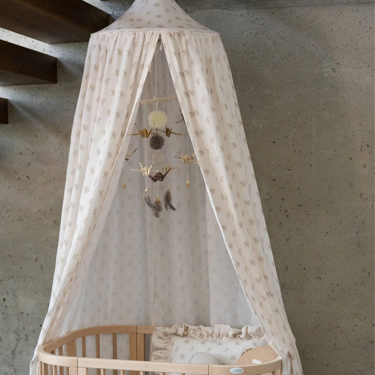 Arboga Organic Cotton Canopy – Boho Flowers