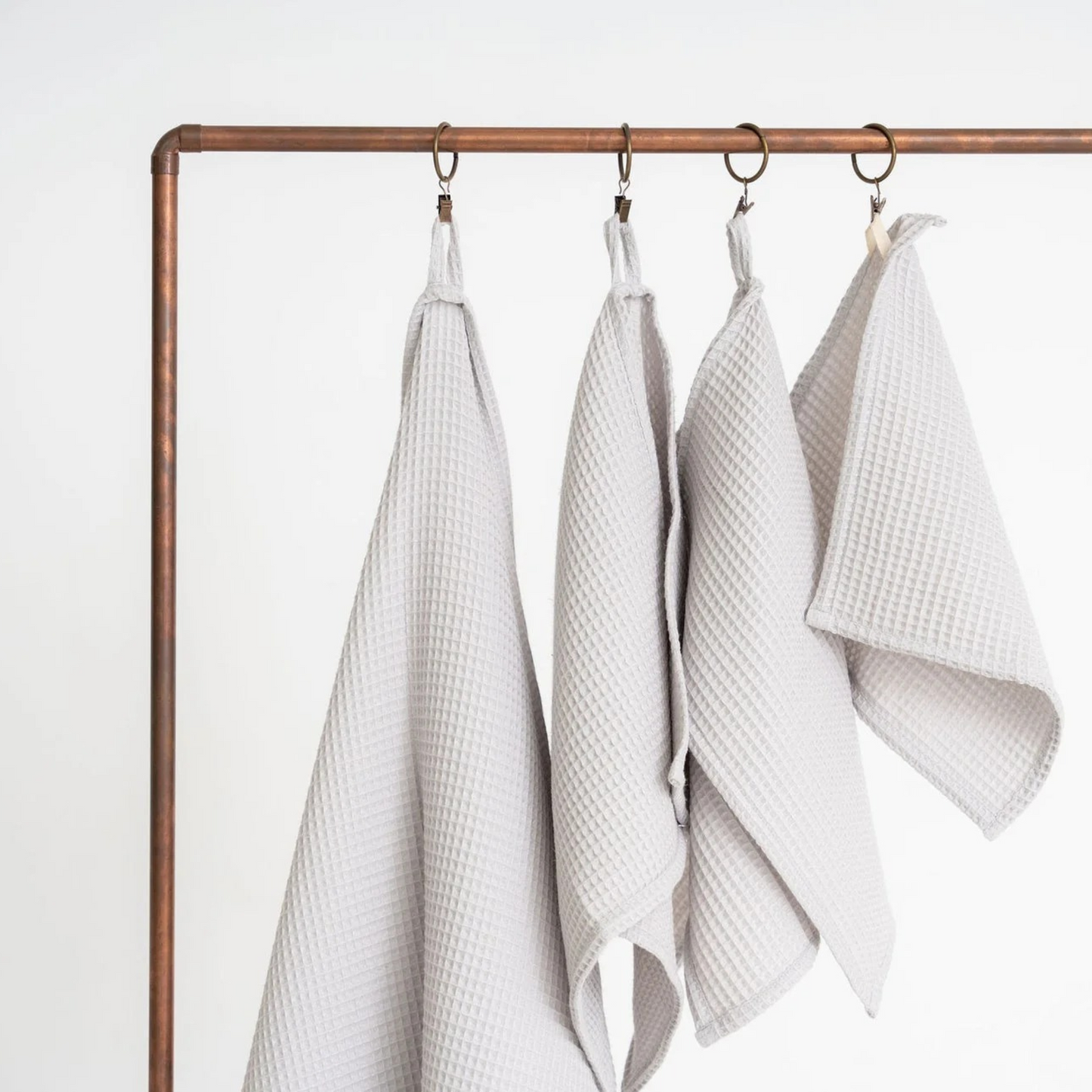 Quarnbek organic cotton towel - Light Gray