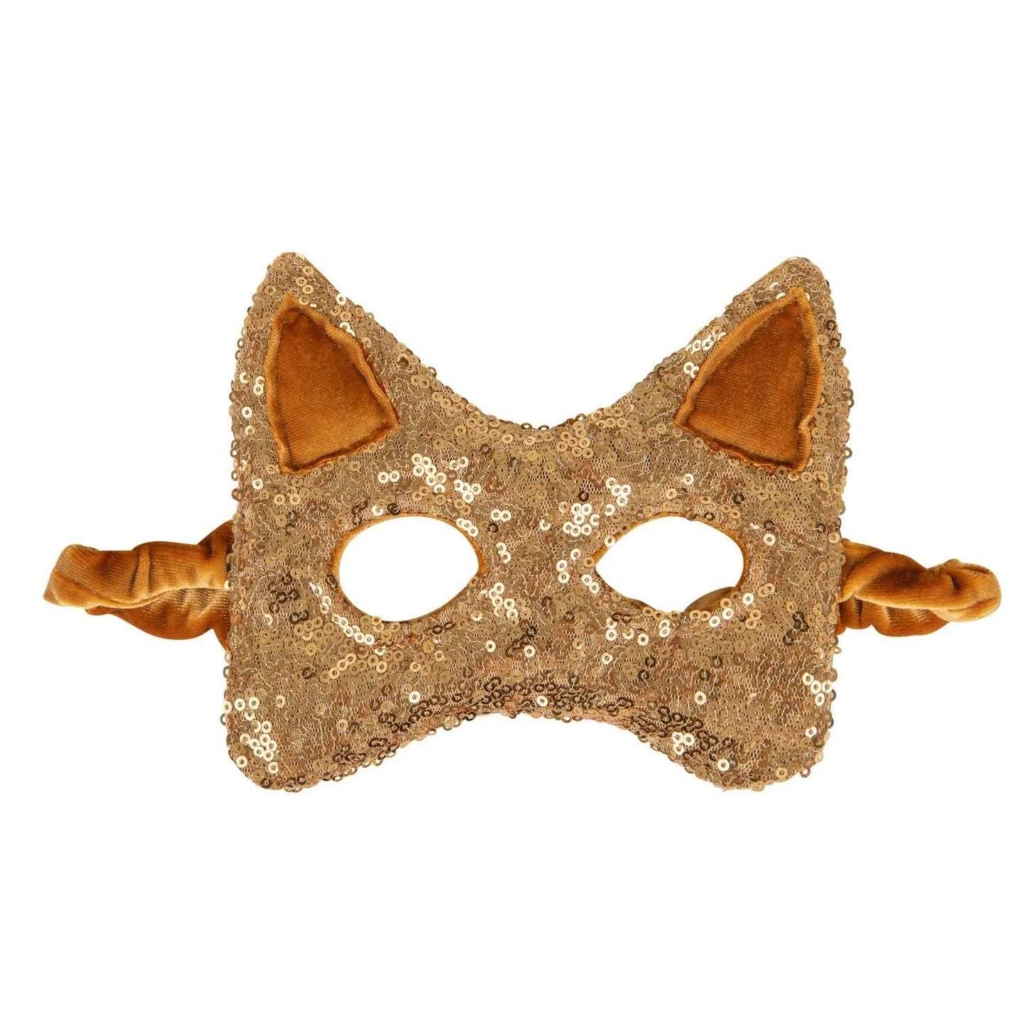 Reine Cat Mask – Gold Sequins
