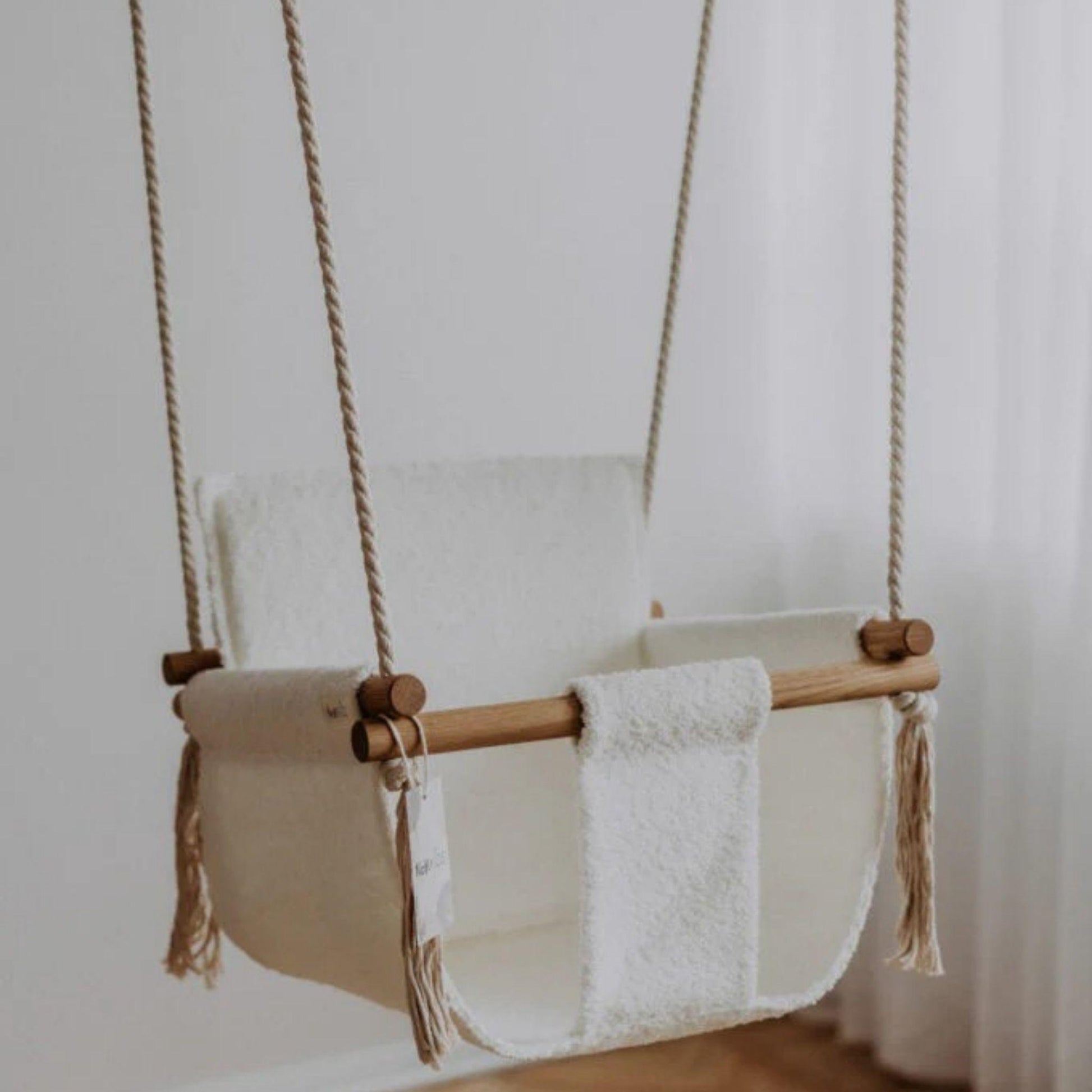 BaBi Baby Swing - Bouclé Snow White