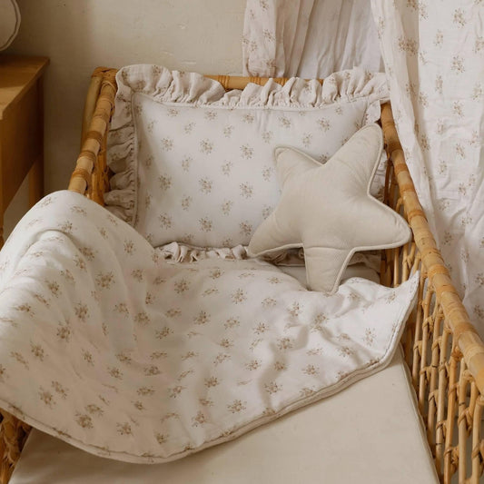 Kiruna Baby Blanket & Pillow Set - Boho Flowers