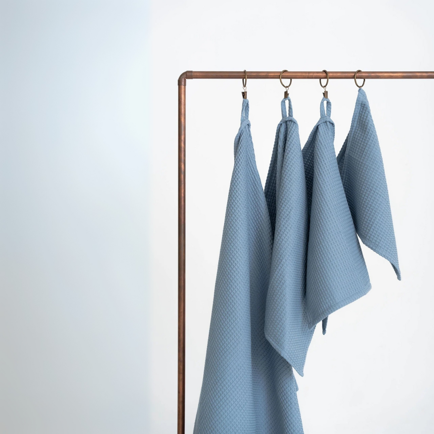 Åhus organic cotton towel - Blue