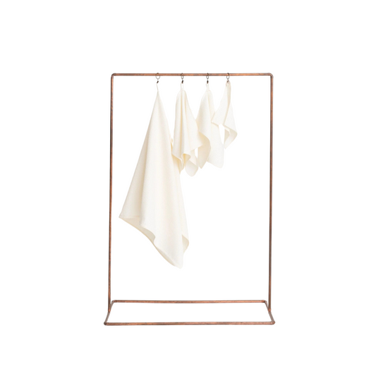 Sigtuna organic cotton towel - Cream