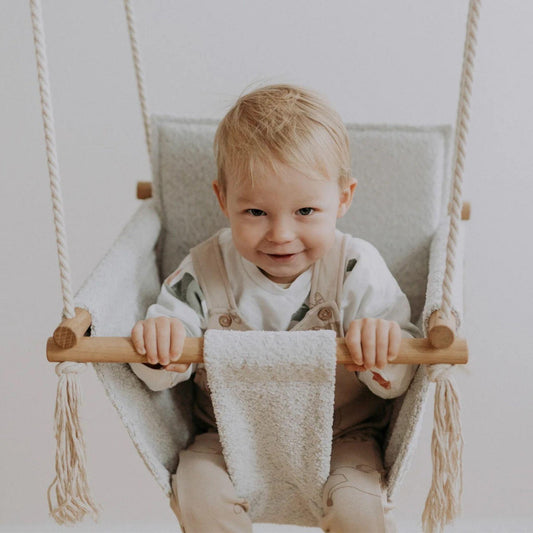 Kiruna BaBi Baby Swing - Bouclé Ice Grey