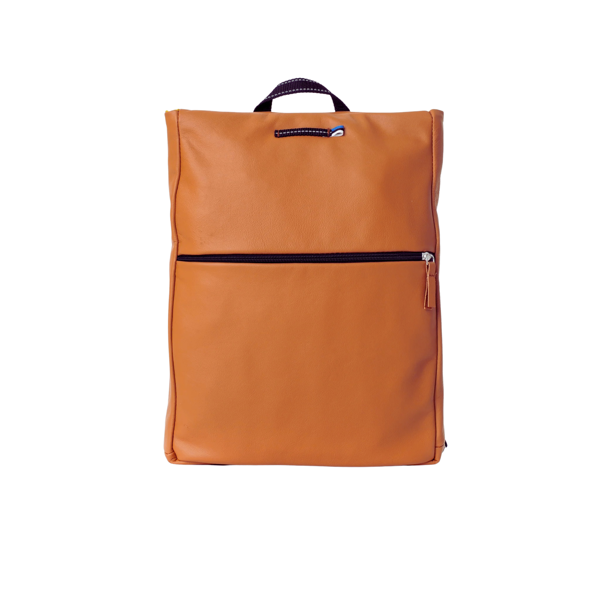Gränna Repurposed Leather Backpack - Calvados