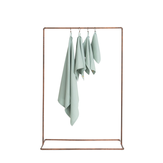 Hjo organic cotton towel - Sage Green