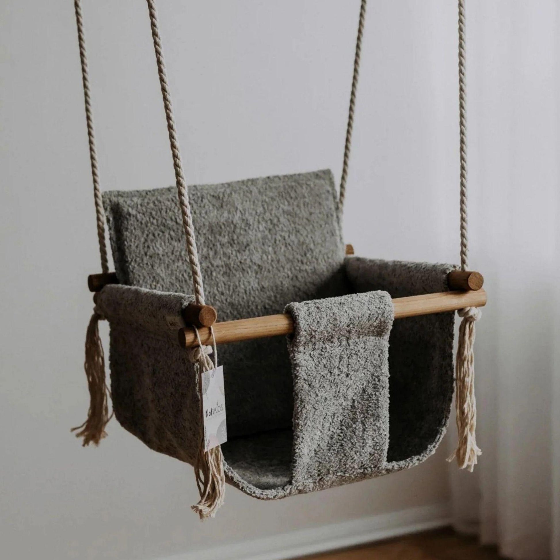 Kiruna BaBi Baby Swing - Bouclé Ice Grey