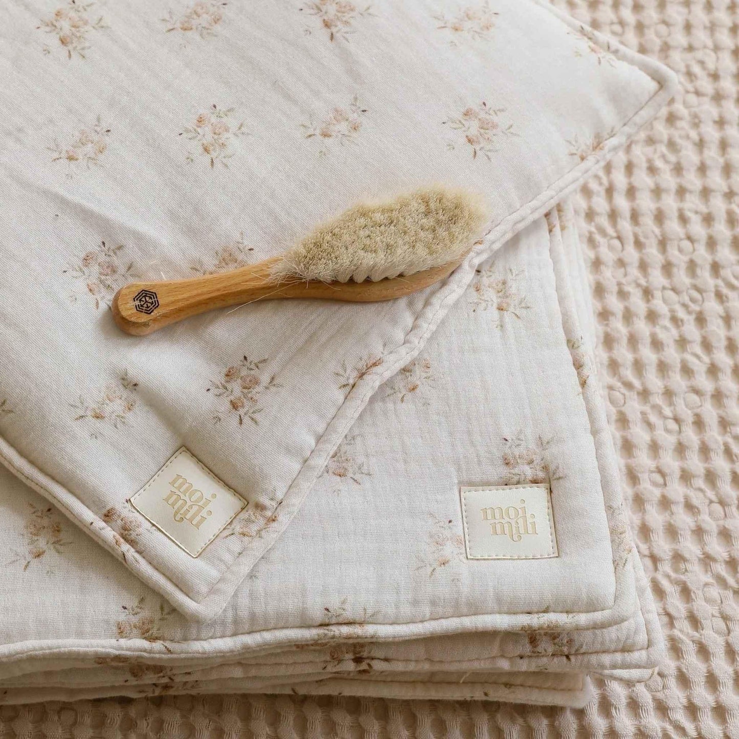 Kiruna Baby Blanket & Pillow Set - Boho Flowers