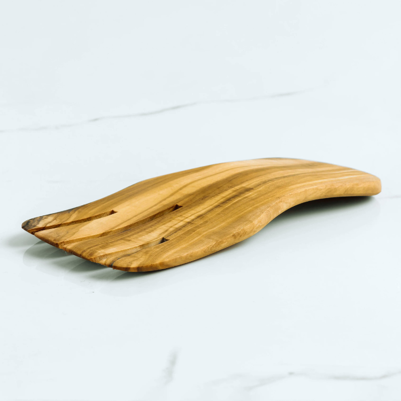 Hörvik salad hands 2-piece serving set - Olive Wood