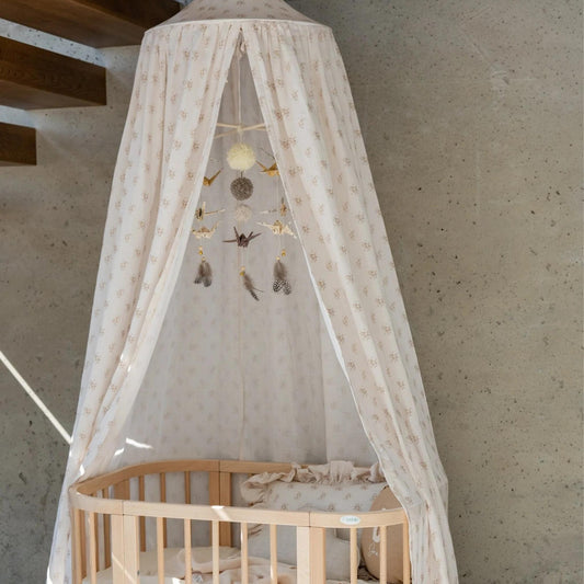 Arboga Organic Cotton Canopy – Boho Flowers