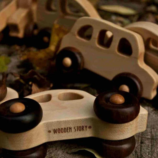 Jokkmokk Wooden Car - Electric