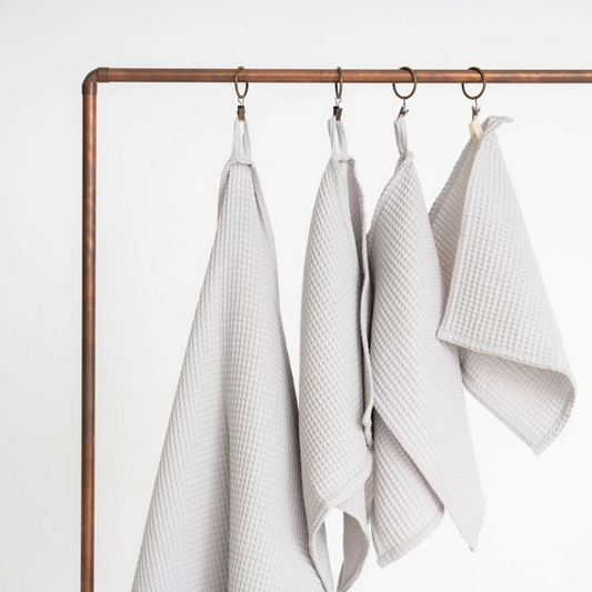 Quarnbek organic cotton towel - Light Gray