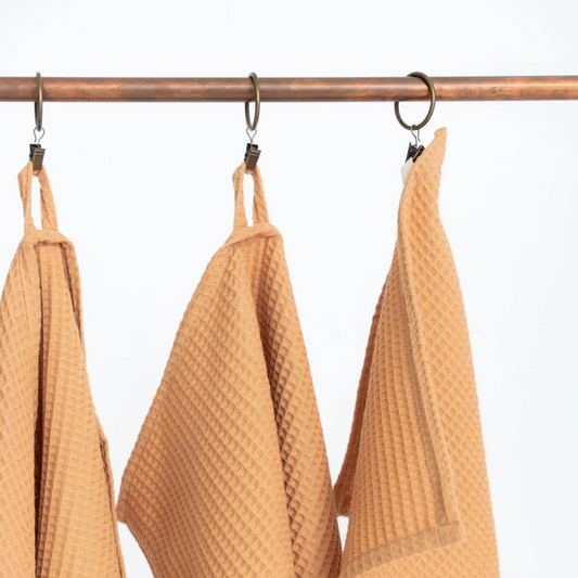 Söderhamn organic cotton towel - Caramel