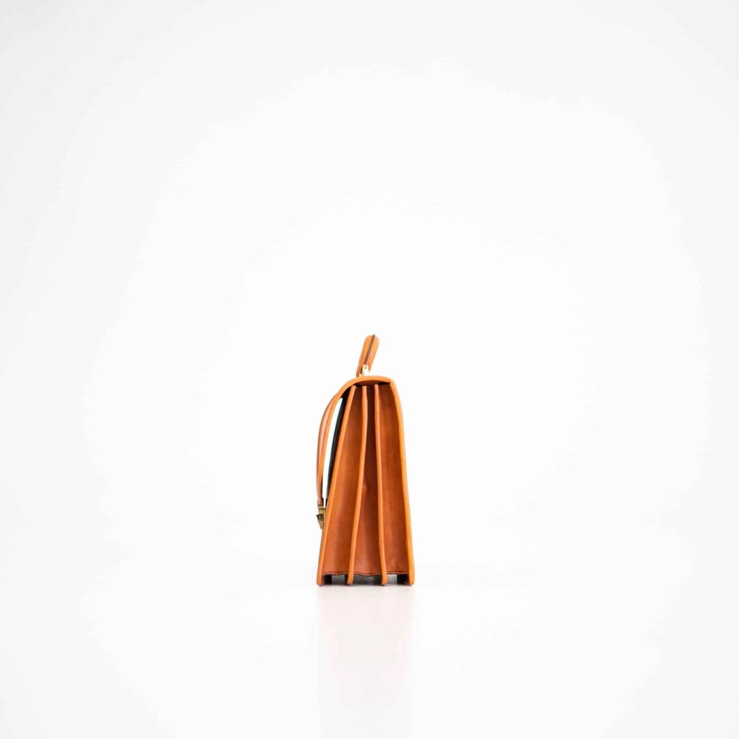 cognac briefcase