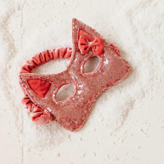 Rättvik Cat Mask – Pink Sequins